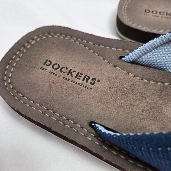Dockers Men's Blue Casual Flip Flop Sandals Size 8 - Picture 3 of 5